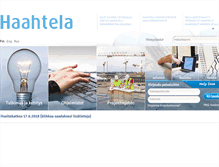 Tablet Screenshot of haahtela.fi